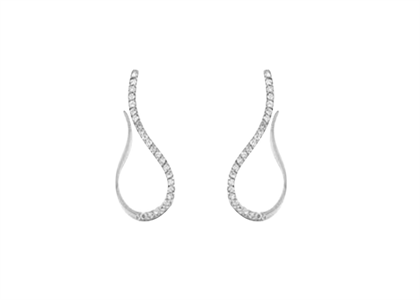 Rhodium Plated | Fashion Earrings